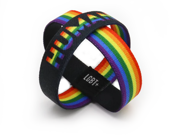 LGBT+ Armband (DUO) - Rainbow & Human