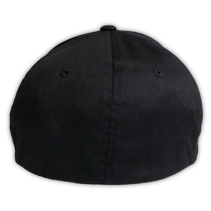 BENSWILD - Flexfit-Cap "Herz in Regenbogenfarben" (schwarz)